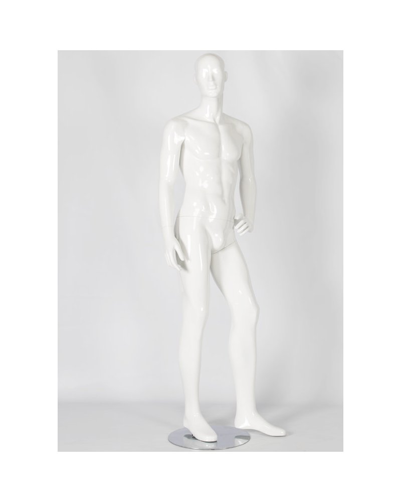 Maniquí de hombre Vogue 3 elegante para moda -  - Color  Blanco Brillo 51 Colecciones Colección Vogue Estilo Estilo Abstracto